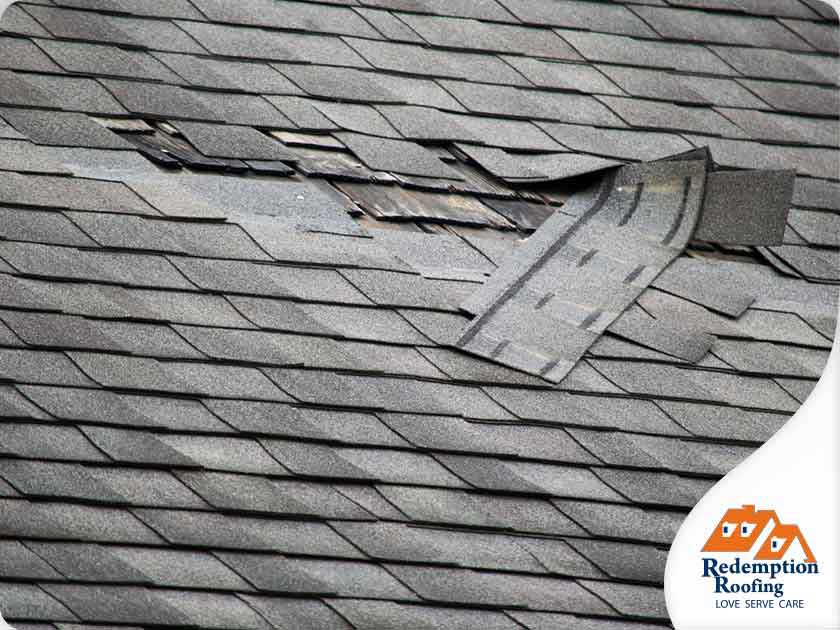 Roof Damage from a fallen tree