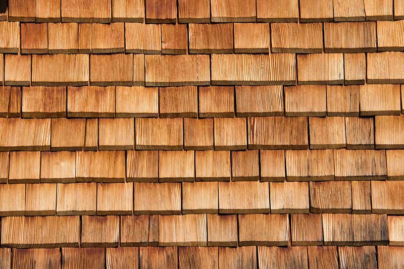 wood shingle roof