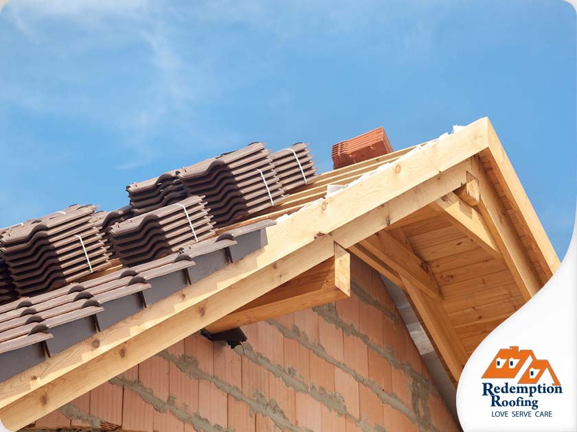 Clay tile roof shingles retain their strength and color for one hundred years.