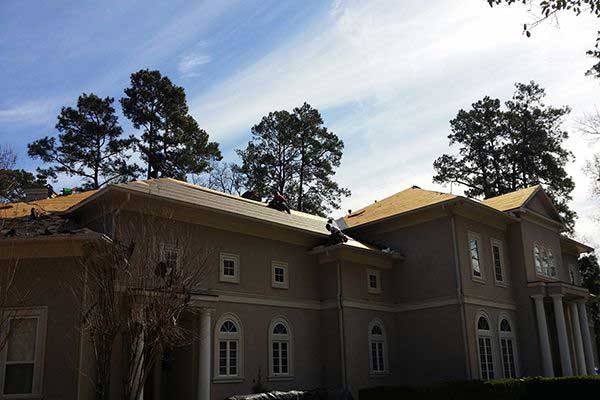 Roof Replacement in progress.