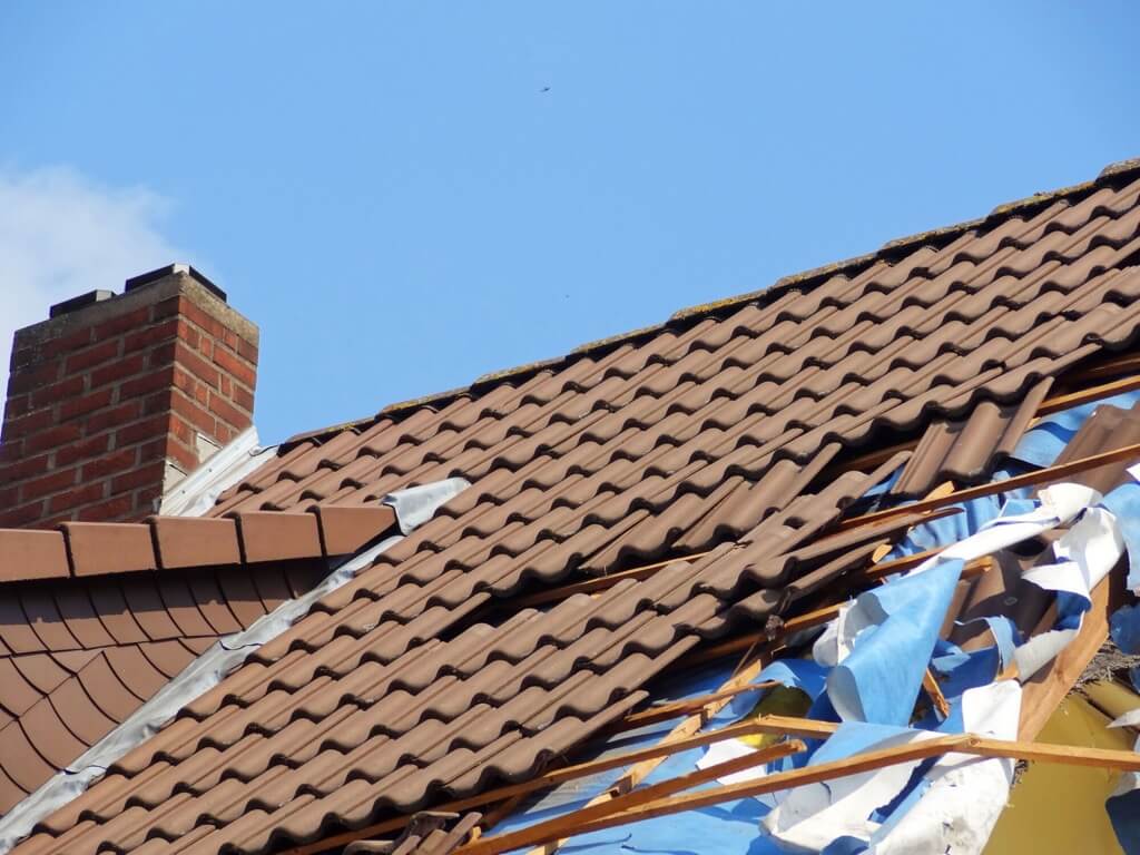 storm damage roof repair