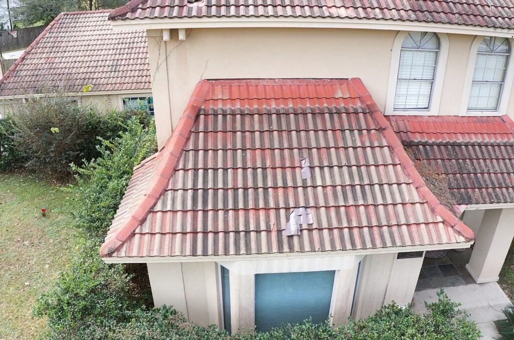 Tile Roof Damage From Hurricane Force Winds